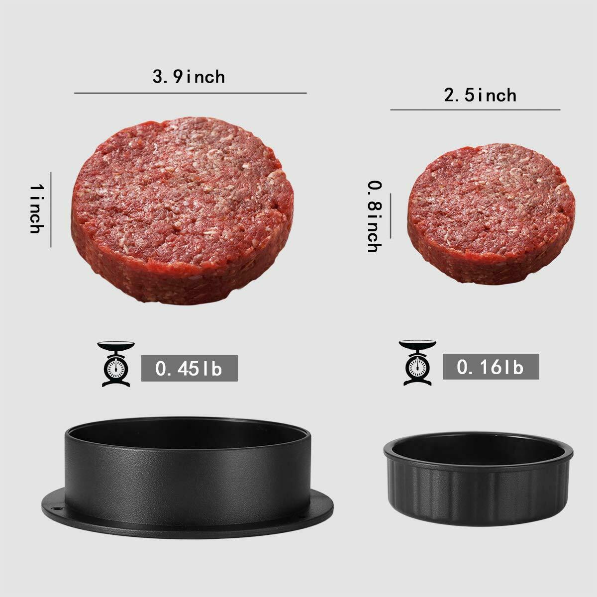 3-in-1 Burger Press Stuffed Patty Maker