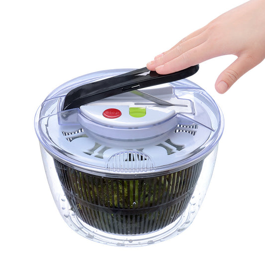 2-in-1 Washing Dehydrating Press Salad Bowl